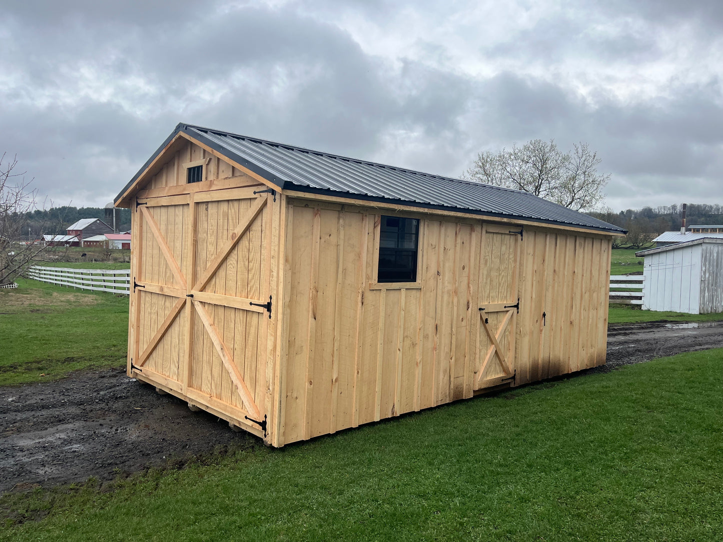 Outdoor Shed Large 10x22-30ft