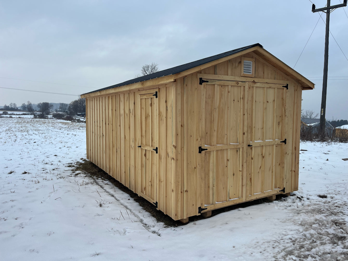 Outdoor Shed Large 10x22-30ft