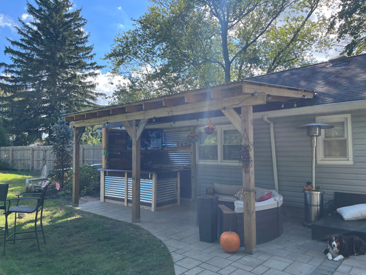 Outdoor Overhang 6x8-10ft